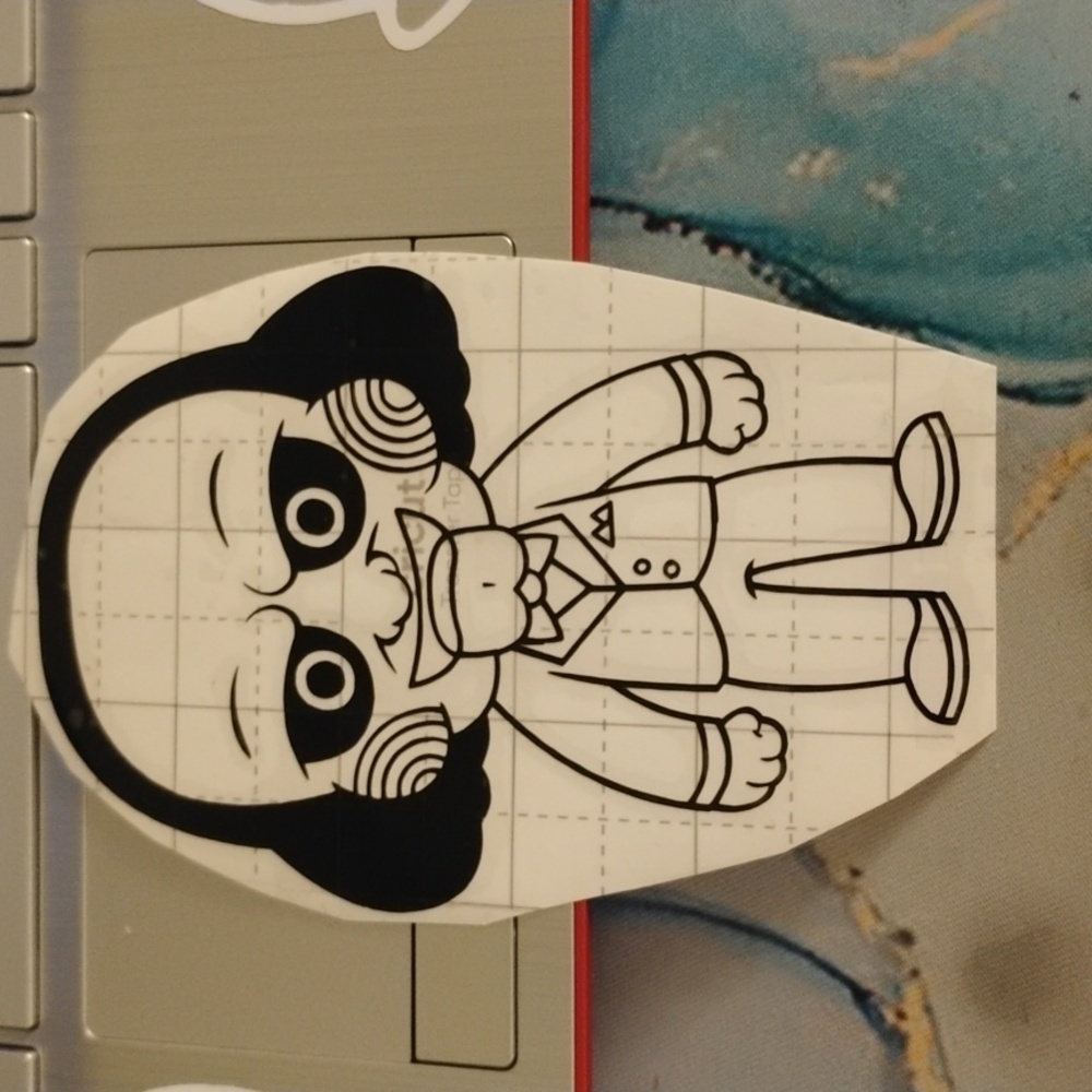 Jigsaw sticker vinyl Halloween